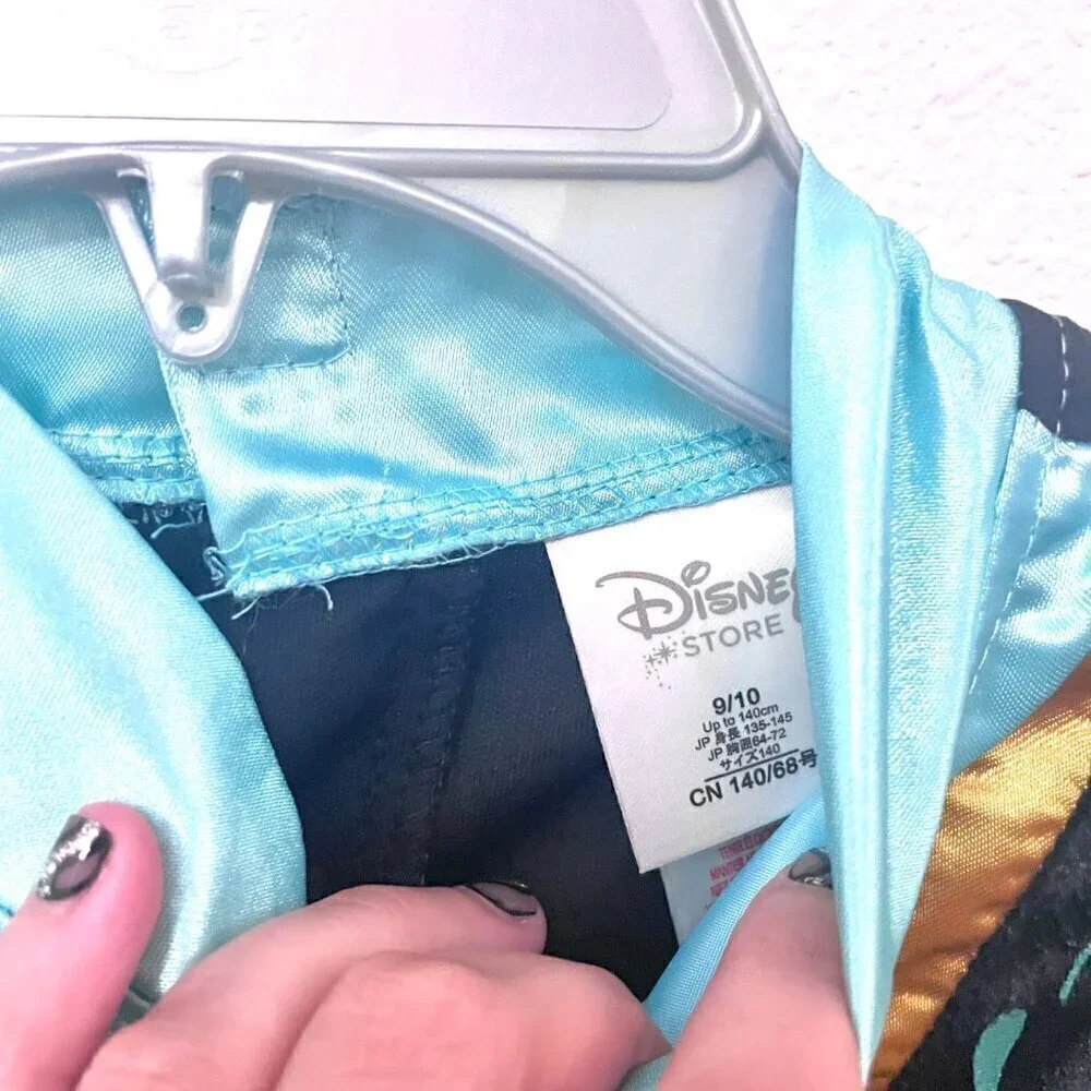 Disney Store Frozen Princess Anna Costume Dress Folk Style Dress-Up Size 9/10